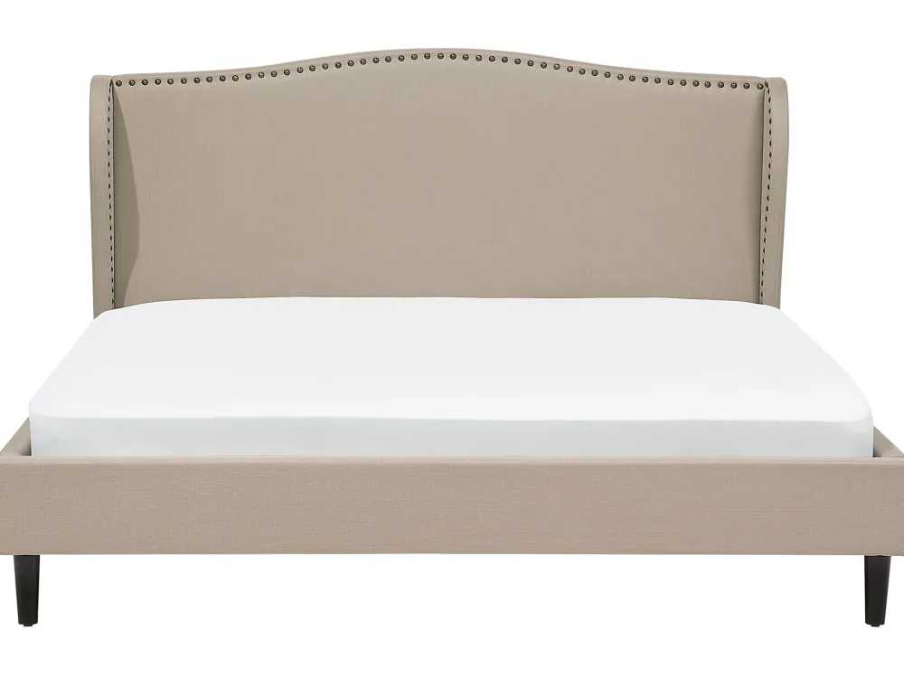 New Beliani Parisanky Kangas Hiekanruskea 180 X 200 Cm Colmar