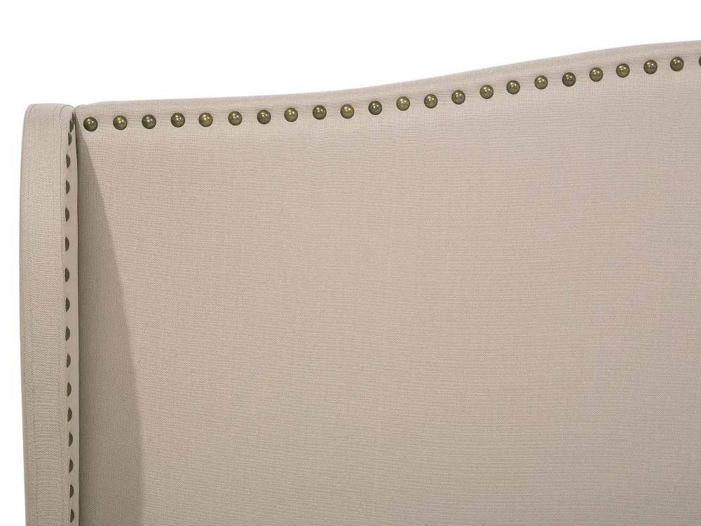 New Beliani Parisanky Kangas Hiekanruskea 180 X 200 Cm Colmar