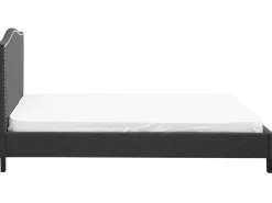 Clearance Beliani Parisanky Kangas Led-Valot Tummanharmaa 180 X 200 Cm Montpellier