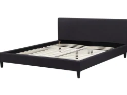 Sängyt<Beliani Parisanky Kangas Musta 180 X 200 Cm Fitou