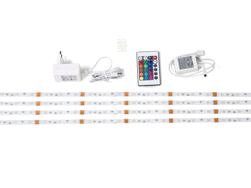 New Beliani Parisanky Kangas Säilytystila Led-Valot Tummanharmaa 180 X 200 Cm Montpellier