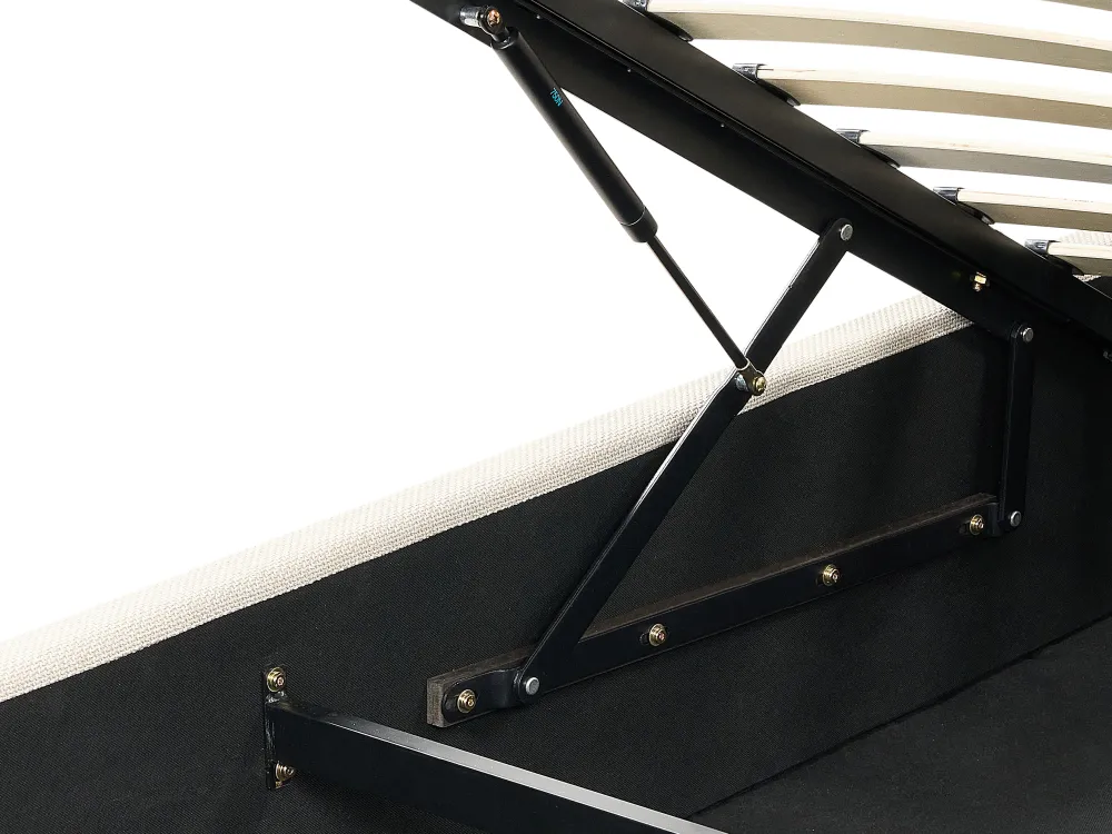 Sängyt<Beliani Parisanky Kangas Säilytystila Beige 180 X 200 Cm Vaucluse