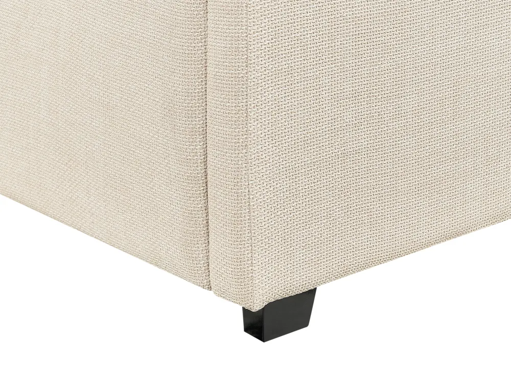 Sängyt<Beliani Parisanky Kangas Säilytystila Beige 180 X 200 Cm Vaucluse