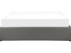 Discount Beliani Parisanky Kangas Säilytystila Tummanharmaa 160 X 200 Cm Dinan