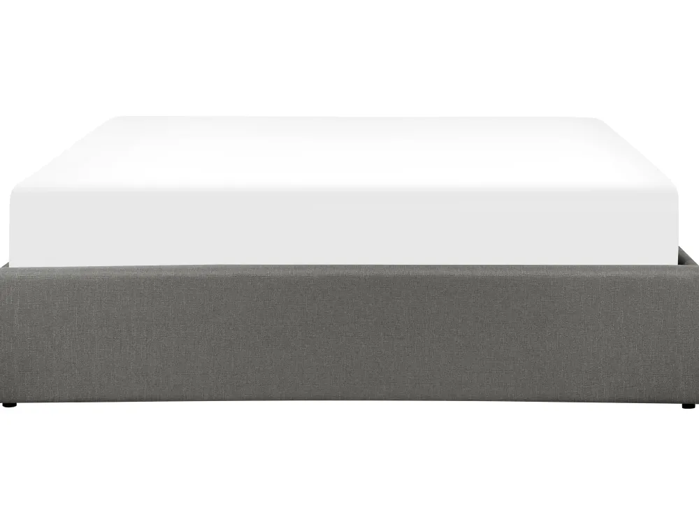 Discount Beliani Parisanky Kangas Säilytystila Tummanharmaa 160 X 200 Cm Dinan