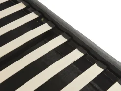 Discount Beliani Parisanky Kangas Säilytystila Tummanharmaa 160 X 200 Cm Dinan