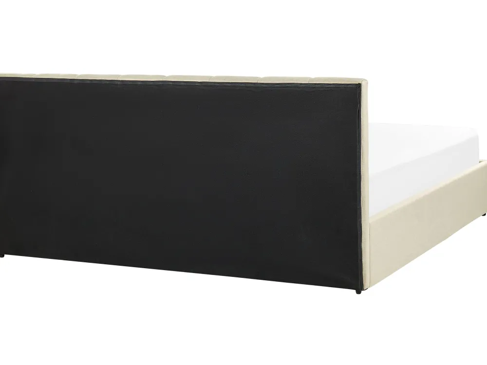 Clearance Beliani Parisanky Kangas Säilytystila Beige 180 X 200 Cm Dreux