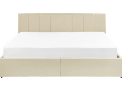 Clearance Beliani Parisanky Kangas Säilytystila Beige 180 X 200 Cm Dreux