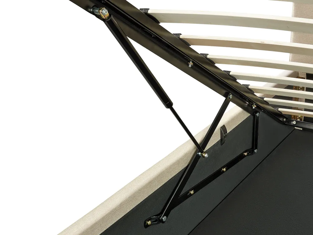 Clearance Beliani Parisanky Kangas Säilytystila Beige 180 X 200 Cm Dreux