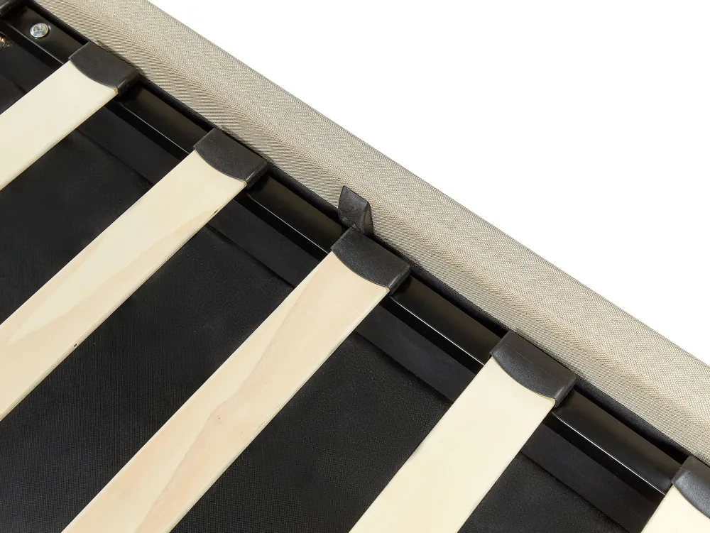 Clearance Beliani Parisanky Kangas Säilytystila Beige 180 X 200 Cm Dreux