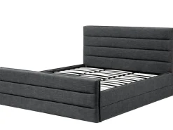 Cheap Beliani Parisanky Kangas Tummanharmaa 180 X 200 Cm Valbonne