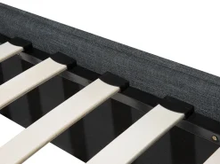 Cheap Beliani Parisanky Kangas Tummanharmaa 180 X 200 Cm Valbonne