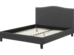 Sängyt<Beliani Parisanky Kangas Tummanharmaa 180 X 200 Cm Montpellier