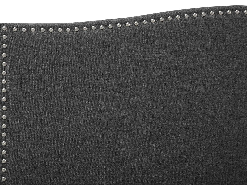 Sängyt<Beliani Parisanky Kangas Tummanharmaa 180 X 200 Cm Montpellier