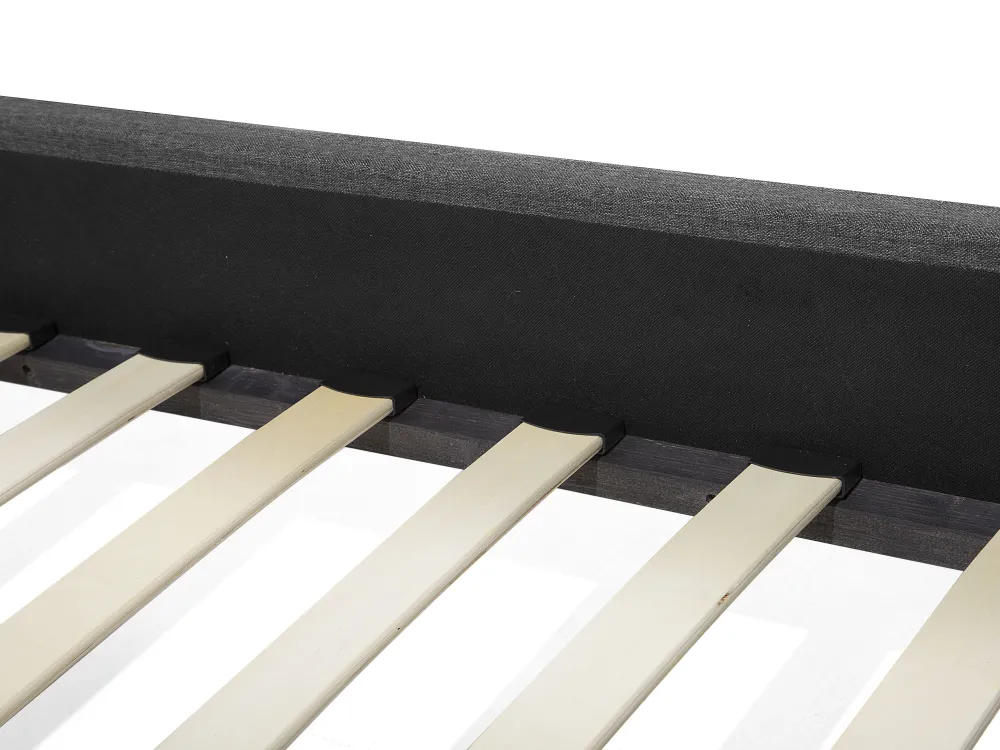 Sängyt<Beliani Parisanky Kangas Tummanharmaa 180 X 200 Cm Montpellier