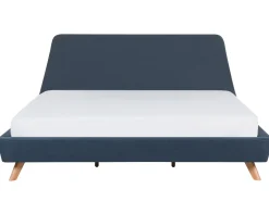 Sängyt<Beliani Parisanky Kangas Tummansininen 180 X 200 Cm Vienne