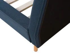 Sängyt<Beliani Parisanky Kangas Tummansininen 180 X 200 Cm Vienne