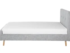 Discount Beliani Parisanky Kangas Vaaleanharmaa 180 X 200 Cm Rennes