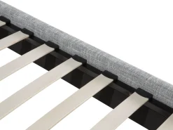 Discount Beliani Parisanky Kangas Vaaleanharmaa 180 X 200 Cm Rennes