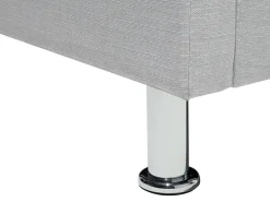 Sängyt<Beliani Parisanky Kangas Vaaleanharmaa 180 X 200 Cm Metz