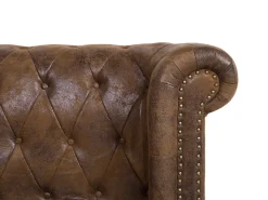 Clearance Beliani Parisanky Keinomokkanahka Ruskea 180 X 200 Cm Cavaillon