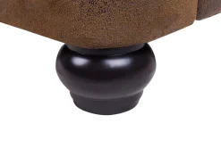 Clearance Beliani Parisanky Keinomokkanahka Ruskea 180 X 200 Cm Cavaillon