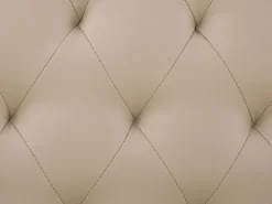 Outlet Beliani Parisanky Keinonahka Beige 180 X 200 Cm Essonne