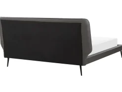 Sängyt<Beliani Parisanky Keinonahka Harmaa 180 X 200 Cm Essonne