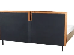 Sängyt<Beliani Parisanky Keinonahka Kullanruskea 180 X 200 Cm Limanton