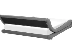 Cheap Beliani Parisanky Keinonahka Led-Valo Harmaa 180 X 200 Cm Avignon