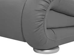 Cheap Beliani Parisanky Keinonahka Led-Valo Harmaa 180 X 200 Cm Avignon