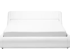 Outlet Beliani Parisanky Keinonahka Säilytystila Valkoinen 180 X 200 Cm Avignon