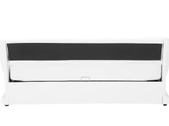 Outlet Beliani Parisanky Keinonahka Säilytystila Valkoinen 180 X 200 Cm Avignon