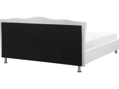 Sängyt<Beliani Parisanky Keinonahka Valkoinen 180 X 200 Cm Metz