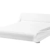 Sängyt<Beliani Parisanky Keinonahka Valkoinen 180 X 200 Cm Avignon