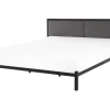 Sängyt<Beliani Parisanky Metalli Musta 180 X 200 Cm Clamart
