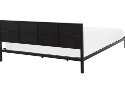 Sängyt<Beliani Parisanky Metalli Musta 180 X 200 Cm Clamart