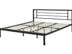 Sängyt<Beliani Parisanky Metalli Musta 180 X 200 Cm Cusset