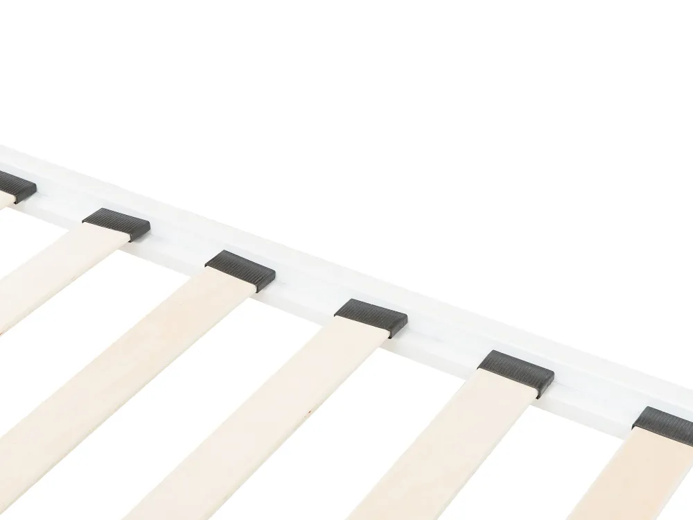 Sängyt<Beliani Parisanky Metalli Valkoinen 180 X 200 Cm Dinard