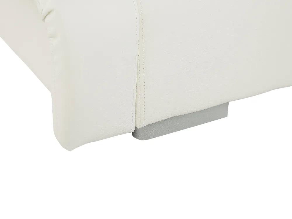 Discount Beliani Parisanky Nahka Luonnonvalkoinen 180 X 200 Cm Nantes