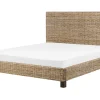 Sängyt<Beliani Parisanky Rottinki Luonnonvari 180 X 200 Cm Salbris