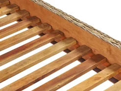 Sängyt<Beliani Parisanky Rottinki Luonnonvari 180 X 200 Cm Salbris