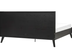 Fashion Beliani Parisanky Rottinki Musta 180 X 200 Cm Monpazier