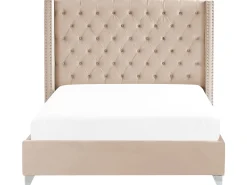 Outlet Beliani Parisanky Sametti Beige 180 X 200 Cm Lubbon