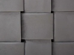 Sängyt<Beliani Parisanky Sametti Harmaa 180 X 200 Cm Limoux