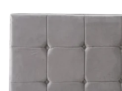 Cheap Beliani Parisanky Sametti Harmaa 180 X 200 Cm Ambert