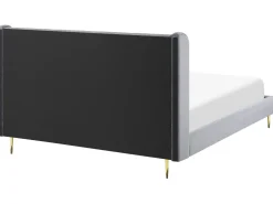 Online Beliani Parisanky Sametti Harmaa 180 X 200 Cm Forbach