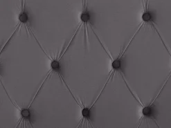 Sängyt<Beliani Parisanky Sametti Harmaa 180 X 200 Cm Lubbon