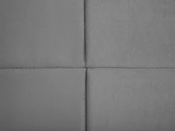 Sängyt<Beliani Parisanky Sametti Harmaa 180 X 200 Cm Vichy