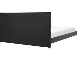 Fashion Beliani Parisanky Sametti Musta 180 X 200 Cm Limoux